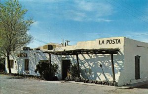 LA POSTA Mesilla, New Mexico Mexican Restaurant ca 1950s Vintage Postcard