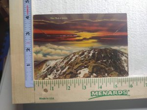 Postcard Folder Pikes Peak at Sunrise, Colorado