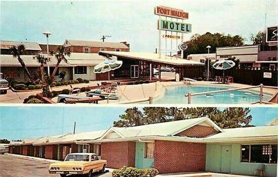 FL, Fort Walton Beach, Florida, Fort Walton Motel, Multi View, Dexter Press