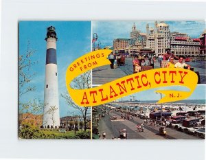 Postcard Greetings From Atlantic City, New Jersey