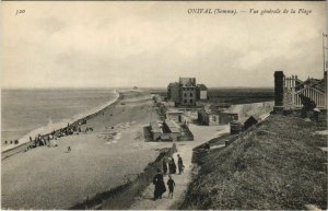 CPA ONIVAL-sur-MER vue générale de la Plage (807776)