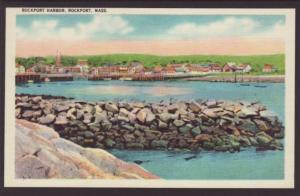 Rockport Harbor Rockport MA Postcard 4343