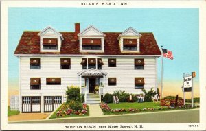 Linen Postcard Boar's Head Inn in Hampton Beach, New Hampshire