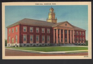 Massachusetts WAREHAM Town Hall Pub by New Bedford News Co. ~ Linen