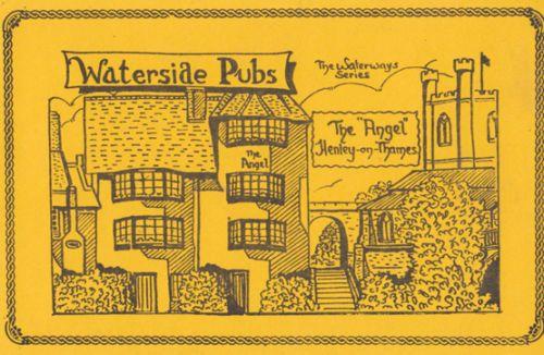 The Angel Henley On Thames Waterside Pub Limited Edition Postcard