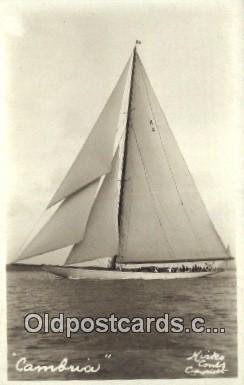 Cambria Real Photo - Sailboat Unused 