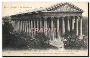 Paris Old Postcard La Madeleine