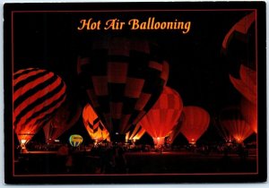 Postcard Hot Air Ballooning Albuquerque New Mexico USA North America