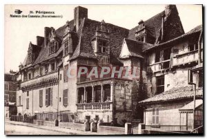 Old Postcard Perigueux House Renaissance Consuls