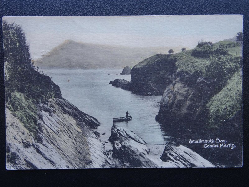 Devon COMBE MARTIN Smallmouth Bay c1920 Postcard by P. Buse of C.M.