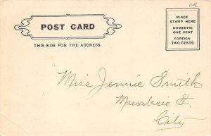 Turning over A New Leaf Year Date 1907 Postcard