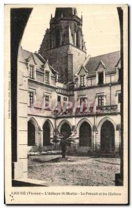 Old Postcard Liguge L St Martin's Abbey and Cloisters Preault