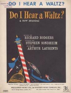 Do I Hear A Waltz Richard Rodgers Rare Sheet Music