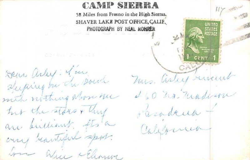 Camp Sierra Misc CA
