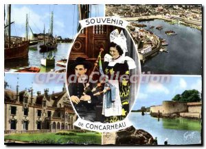 Postcard Modern Concarneau The Output From Port of castle Kriolet