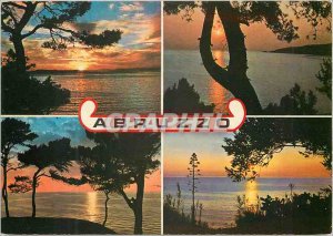 Postcard Modern Tramonti abruzzo