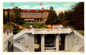 New York  Lake George  Fort Wm. Henry Hotel from Pergola