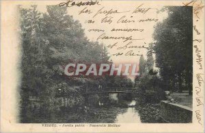 Postcard Old Vesoul Public Garden Gateway Meilher (map 1900)