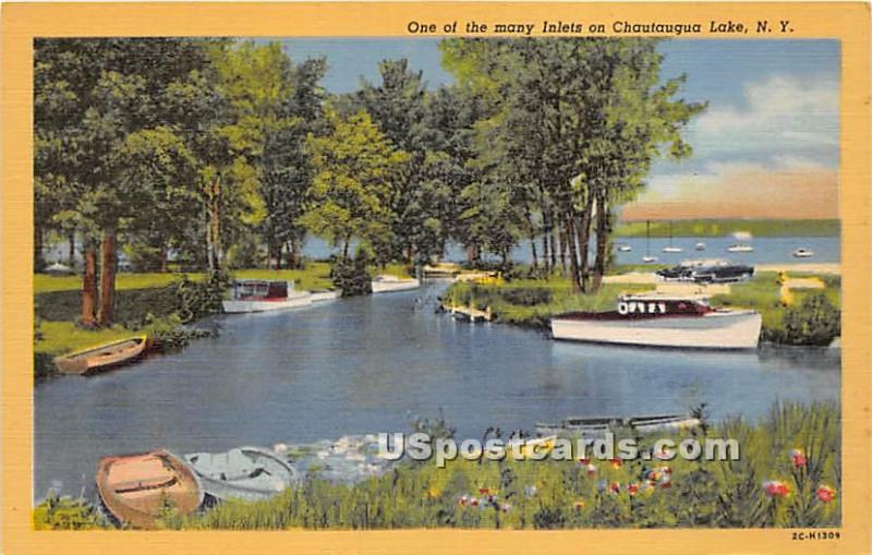 Inlets Chautauqua Lake NY Unused