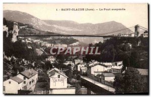 St. Claude - The Suspension Bridge - Old Postcard Pipe