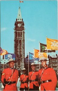 Ottawa Ontario RCMP Members Parliament Hill Unused Malak Postcard H51