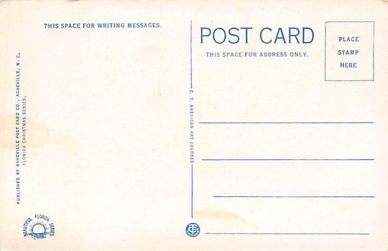 Merry Christmas, Florida Christmas Unused 