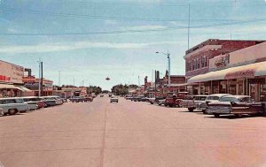 Gold Avenue South Cars Deming New Mexico 1960s postcard