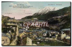 Old Postcard The Alps Briancon General View City the highest in Europe