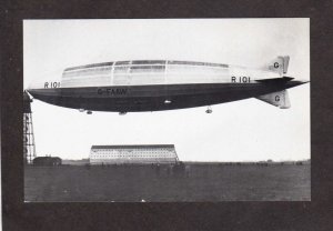 British Dirigible Airship Blimp G-FAAW HMA R101 Postcard Aviation