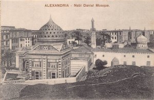 Egypt Alexandria Nabi Daniel Mosque vintage postcard
