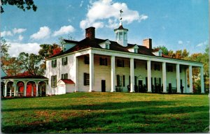 Vtg East Front George Washington's Home House Mt Vernon Virginia VA Postcard