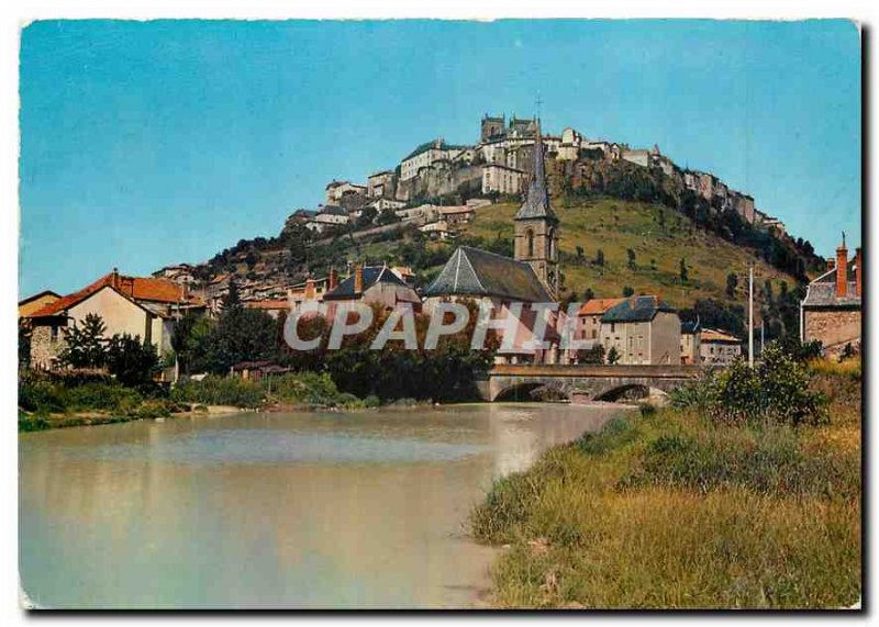 Modern Postcard Saint Flour Cantal Overview Uptown and Faubourg