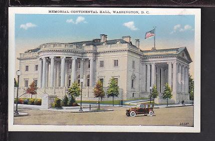 Memorial Continental Hall,Washington,DC Postcard 