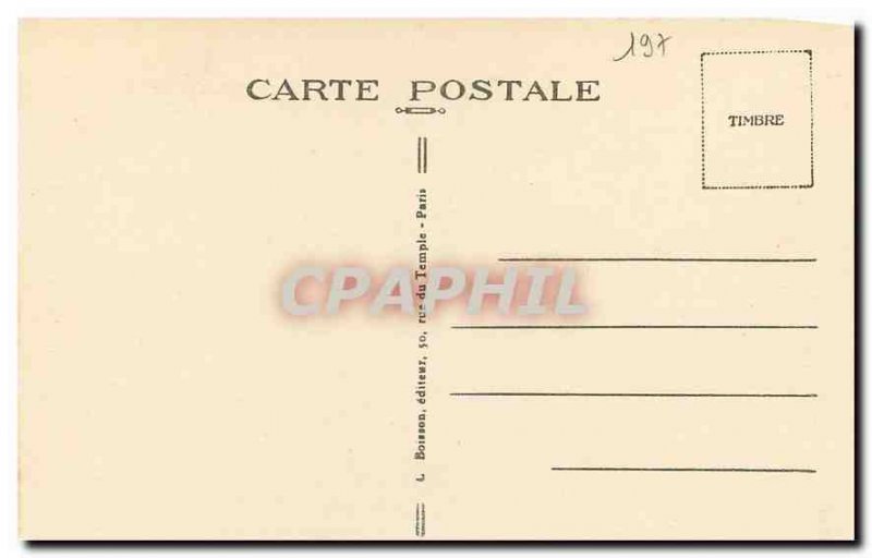 Old Postcard Madeleine Chapelle St Augustine Statue of St.