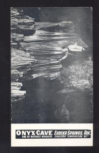 EUREKA SPRINGS ARKANSAS ONYX CAVE INTERIOR ANTIQUE VINTAGE POSTCARD ARK.