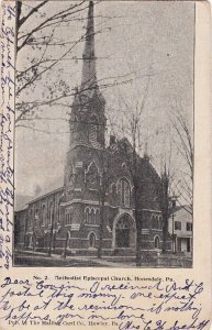 Postcard Methodist Episcopal Church Honesdale PA 1907