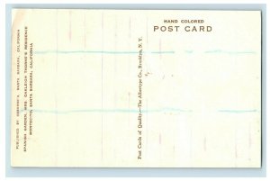 1910 Oakleigh Throne Montecito Santa Barbara, CA Hand Colored #2 Postcard P181