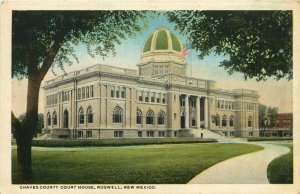 c1920 Chaves County Court House, Roswell New Mexico  Vintage Postcard