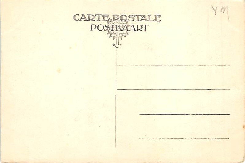 Black Doll Cats Postcard