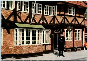 M-24038 The Watchman in front of Weise's house Ribe Denmark