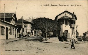 CPA AK SÉNÉGAL-14. Dakar-Boulevard Pinet Laprade dans le bas (331073)