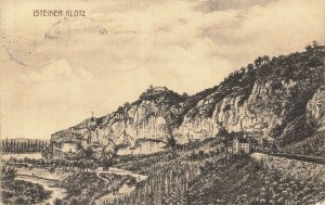 Isteiner Klotz Postcard Freiburg Breisgau Germany 1908 Germania Stamps