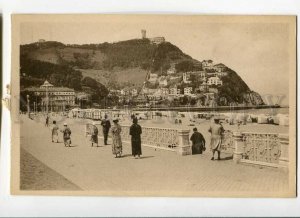 3089164 SPAIN San Sebastian Playa de Ondarreta Vintage PC