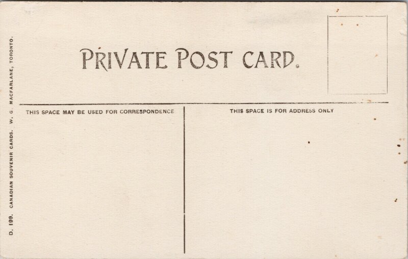 Toronto Ontario Post Office Unused Macfarlane Postcard G96