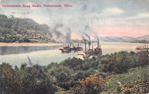 Government Snag Boats Portsmouth, Ohio OH
