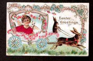 U S 1908 Easter Picture Postcard!