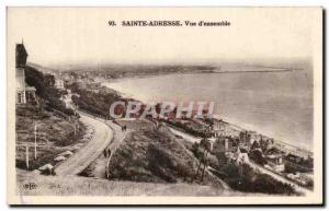 Old Postcard Sainte Adresse View d & # 39ensemble