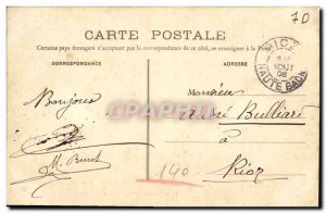 Old Postcard Luxeuil Les Bains Old oak door