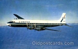 United Air Lines DC-7 Mainliner Airplane, Airport Unused 