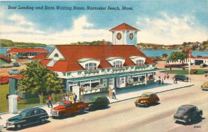 1940s Nantasket Beach Massachusetts Boat Landing occupation Postcard 25-11651